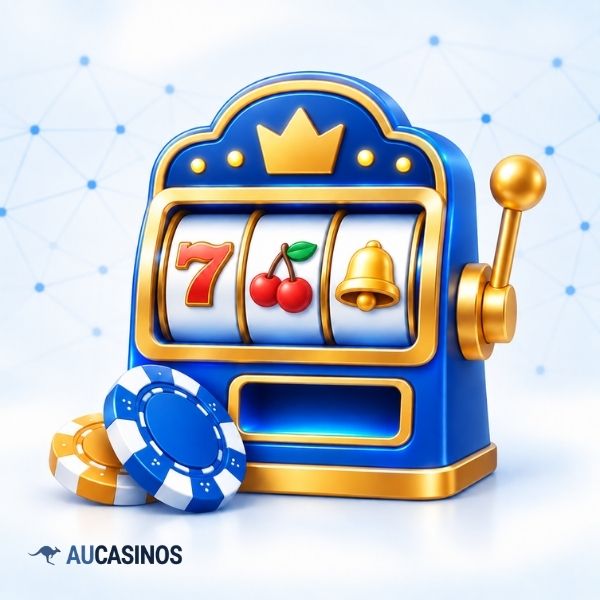Classic three-reel pokie machine with traditional symbols
