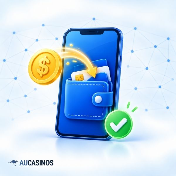 Casino payments using an electronic wallet