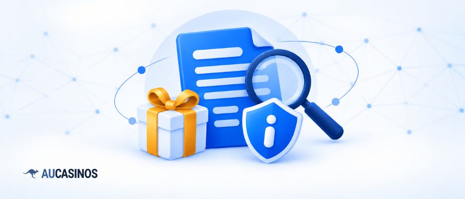 Casino bonus rating with trophy, gift and security shield