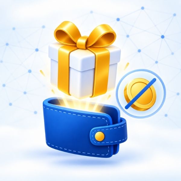 No deposit casino bonus with a free gift and wallet