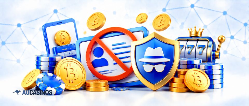 No KYC Bitcoin casinos with privacy features.