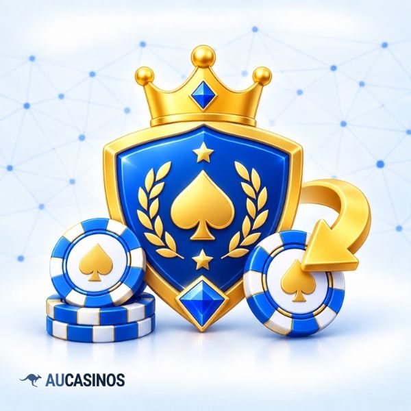VIP and rakeback rewards with crown and casino chips