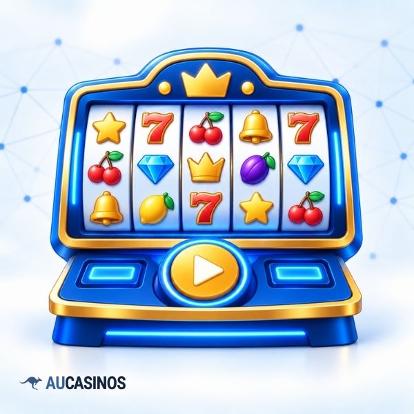 Modern video pokies with digital reels and play controls