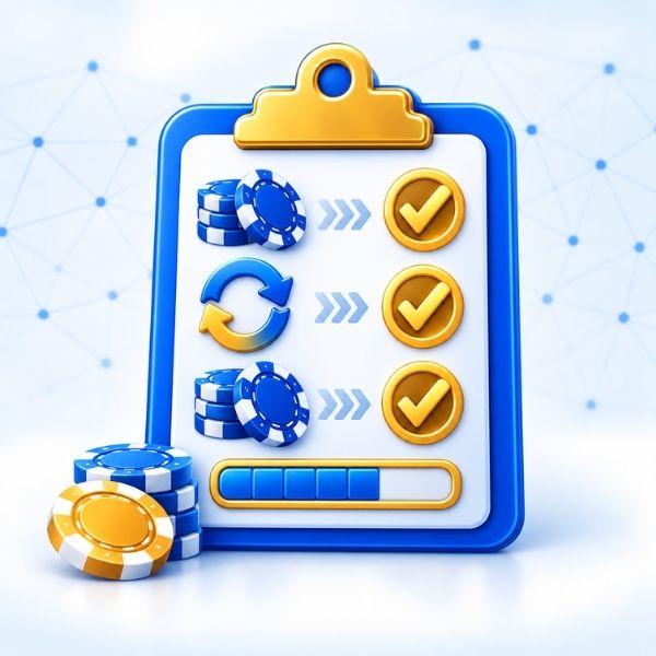Casino wagering requirements checklist
