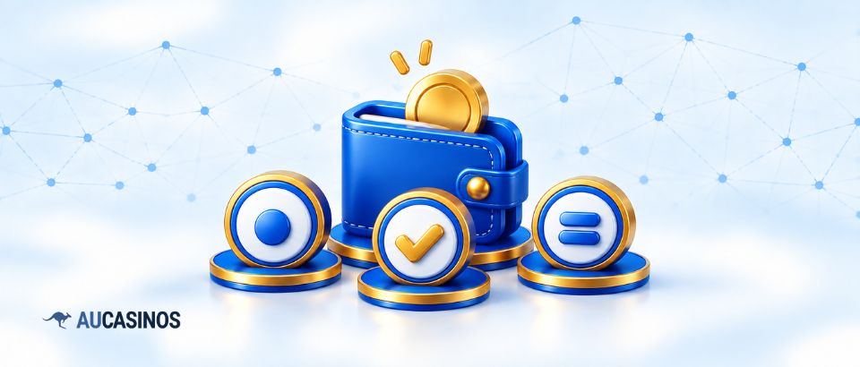 Minimum deposit casino checklist with chips and magnifying glass